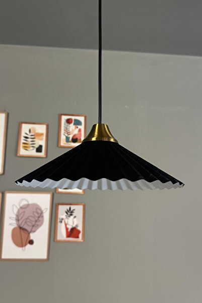 Bamyum Avilla Siyah Tekli Metal Avize Eskitme Plafonyer Başlık Rustik Cafe Mutfak Modern Sarkıt Aydınlatma