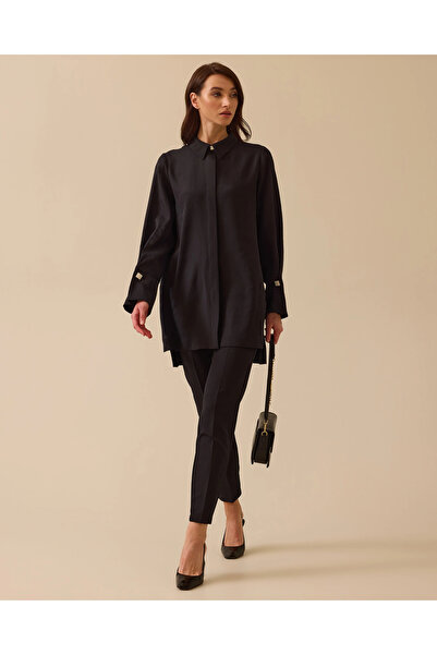 SCL Taşlı Şık Gömlek Tunik