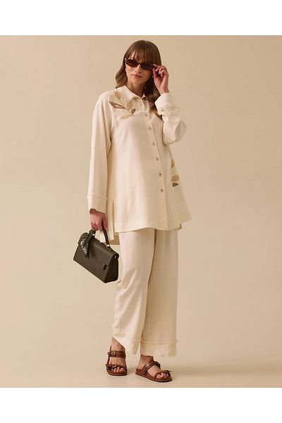 SCL Embroidered Tassel Detailed Tunic