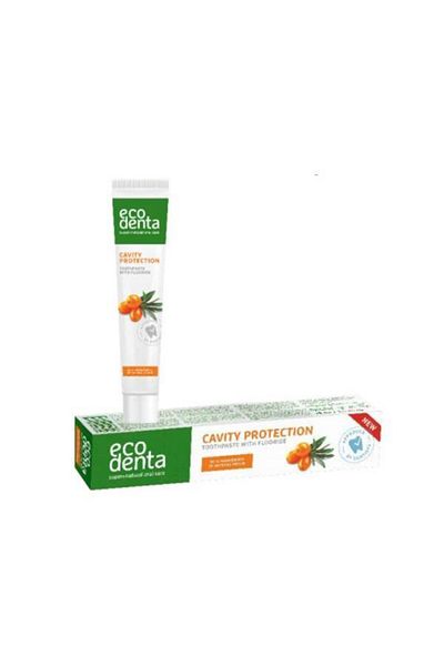 Ecodenta Pastă de dinți cu cătină pentru protecția cavității bucale, Ecodenta, 75 ml