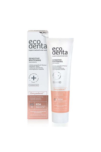 Ecodenta Pastă de dinți cu efect de albire pentru dinți sensibili Omyadent, Ecodenta, 100ml