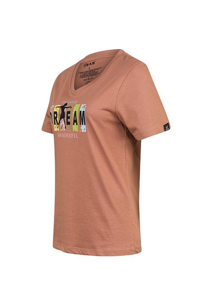 2AS Alone Printed V-Neck Women's T-Shirt 404