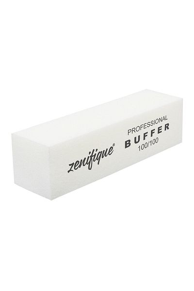 zenifique Zenifique® Manicure-Pedicure Buffer File, 100/100 Grit, White