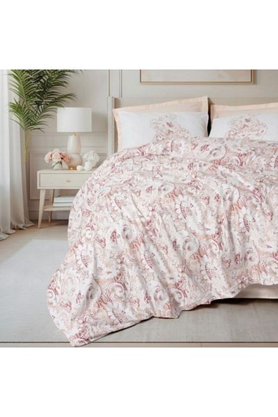 Cotton Box Double bed linen 100% cotton ranforce, duvet cover 200x220cm, Cotton Box, Serava Baroc