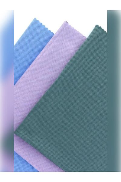 SİLVER HOME Microfiber 40X40Cm 3-Piece Classic Glass Cleaning Cloth