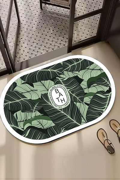 Chilai Home Aleas Bathroom Mat Non-Slip Base Djtbanyo