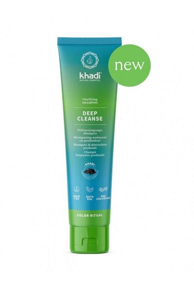 Khadi Natural Deep Cleanse Charcoal Clarifying Shampoo, 150ml - Khadi