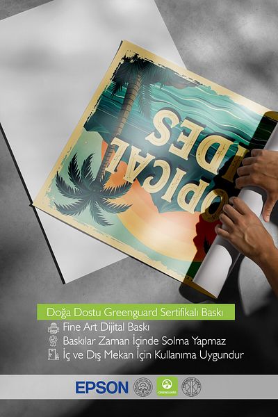 Postifull Tablou cu cadru negru, maree tropicale, ilustrație, maximalist, poster colorat, vara 2025 Se