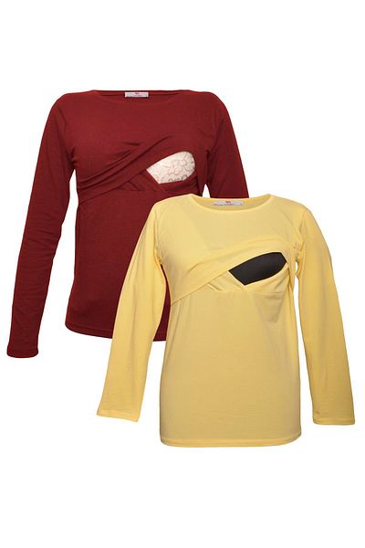 Luvmabelly Myra2703_2709 Breastfeeding Tshirt Set