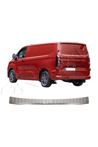 BRSPLAST Ford Custom Uyumlu 2024 Ve Üzeri Krom Arka Tampon Üstü Koruma Paslan...