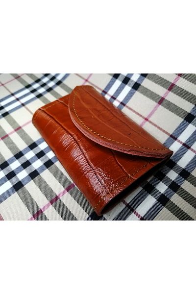 yavuz deri Real Leather Accordion Card Holder