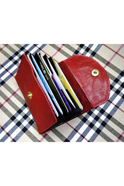 yavuz deri Real Leather Accordion Card Holder