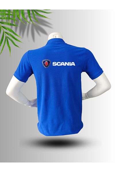 dafri ПАМУЧНА ТЕНИСКА С ПРИНТ НА ​​ЛОГОТО НА SCANIA