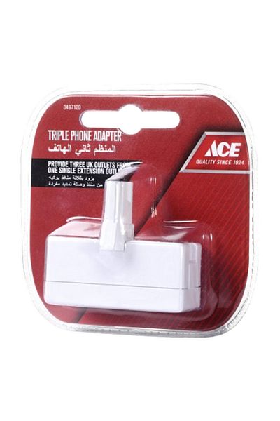 ACE 3-Way Telephone Adapter