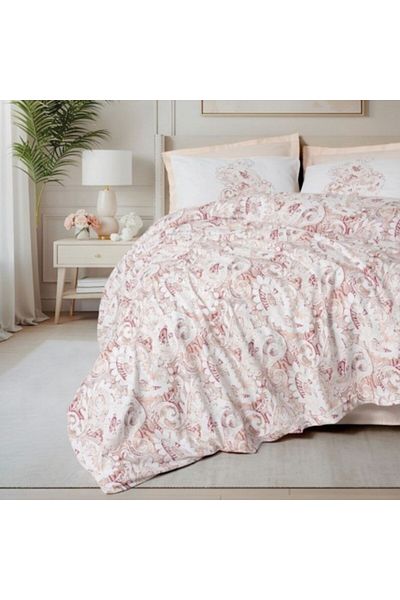 Cotton Box Single Bed Linen Set, 100% Cotton Ranforce, Duvet Cover 160x220cm, Cotton Box, Serava Baroc