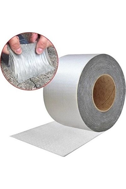 EYMHOME 1,5 Mt Uz X 5cm En Tape Çatı Boru Çadır Pimaş Tamir Bandı Su Geçirmez...