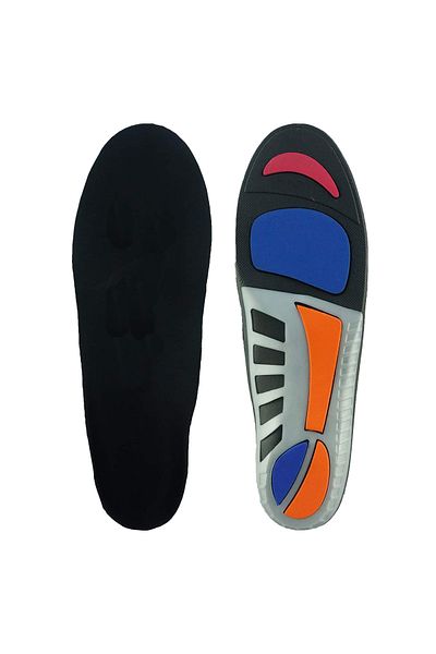 zenifique Set of 2 Zenifique® Orthopedic Insoles, For Flat Feet, Multicolor, Size 39-40