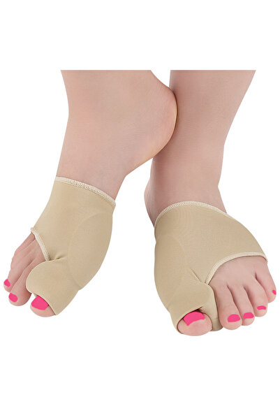 zenifique Set 2 Protectii Pentru Monturi Si Separator Degete, Din Material Textil, Bej, Marimea 36-40