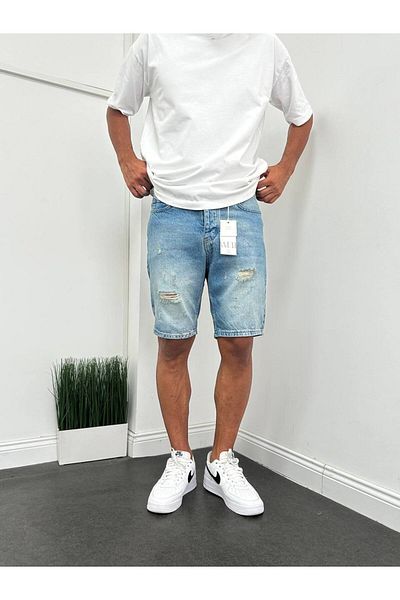 TÜZeMEN Denim Capri-Shorts