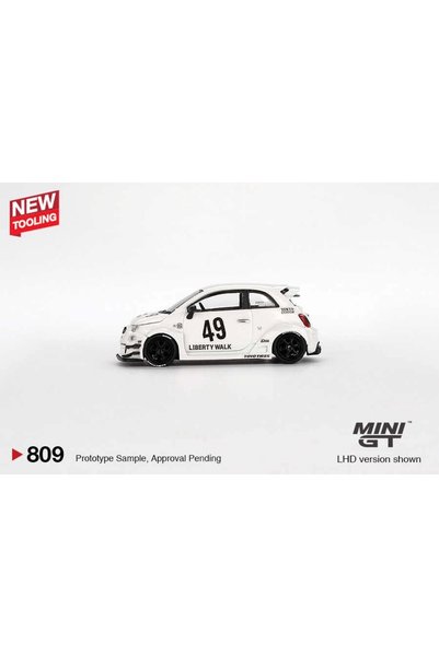 Generic Brand Lb-Works X Abas Works Abarth 595 Garage White 809