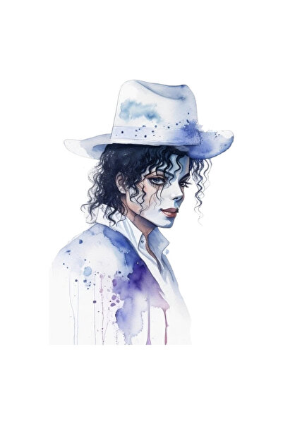 INOVATIX Set de 8 piese, autocolant costum Michael Jackson, INOVATIX®. 6 cm