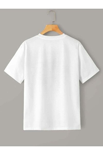 JustBS Erkek Beyaz T-Shirt