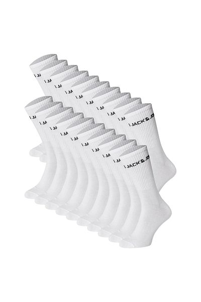 Jack & Jones JACK&JONES Kinder Tennissocken, 20er Pack - JACREGEN TENNIS SOCKS, Baumwollmischung, Logo