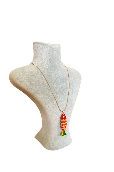 Asteria Jewelry Colorful Fish Necklace - Summer Necklace