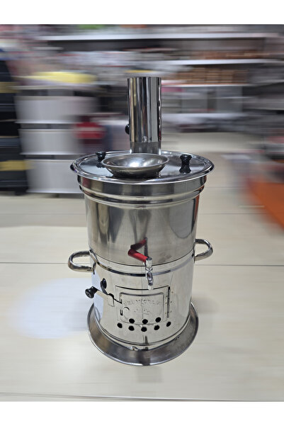 KAYAHANLAR 10 Litre Tek Musluklu Paslanmaz Çay Semaveri Seti