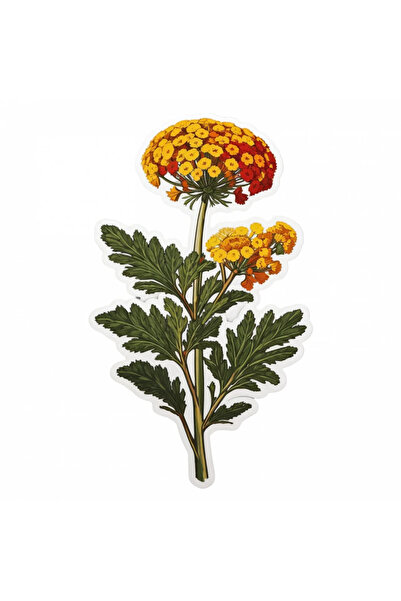 INOVATIX Σετ 8 τεμαχίων, Αυτοκόλλητο Λουλούδι Θηρανθεμίς, INOVATIX®. 6 εκ.