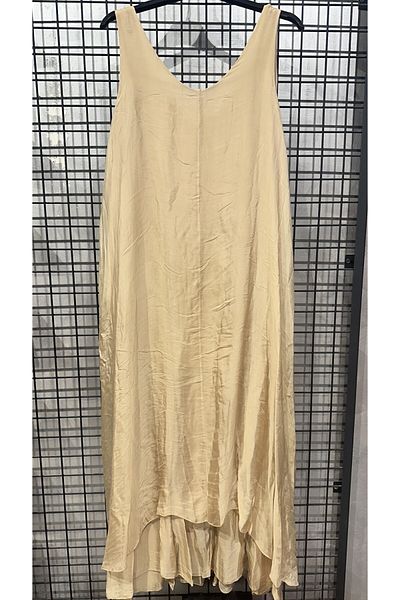 MADE İN ITALY Italian Silk Dress with Inner Lining