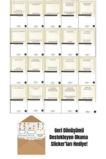 TÜRKİYE İŞ BANKASI KÜLTÜR YAYINLARI Hasan Ali Yücel Klasikler Dizisi 20 Kitap...