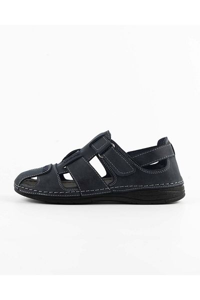 Tigerline Men's Orthopedic Daily Sandals (Dark Lacquer Synthetic Nubuck) – Comfortable and Light