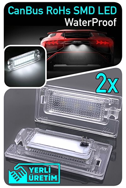 Led Edition Mini John Cooper Works R50 R52 R53 2001-2008 Led Plaka Aydınlatma...