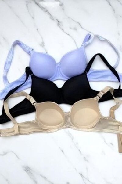 BEYAZTOPTAN SUTIEN 3 PIECE 100% BUMBAC CU SOSTINERĂ DE BALET