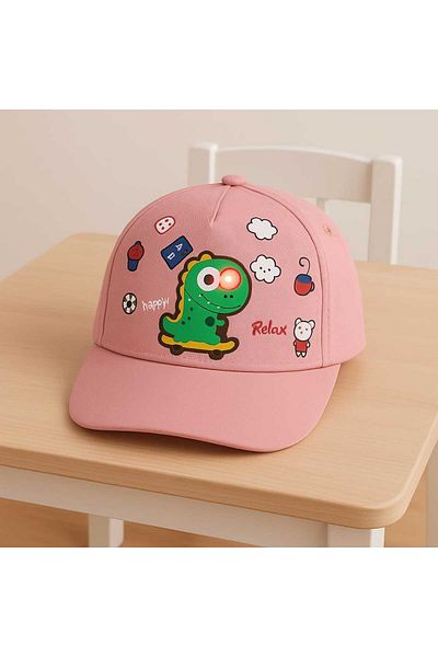 gigigiyim Dinosaur Printed Lighted Children's Hat
