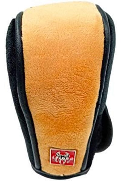 Spider Universal Cover For Automatic Gear Shift Knob Gear Stick Shift Knob Cover - Orange/Black
