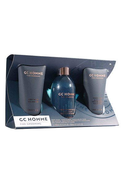 The Luxury Bathing Company Daily Essentials Gift Set, GC Homme Fine Grooming, The Luxury Bathing Company, 3 items