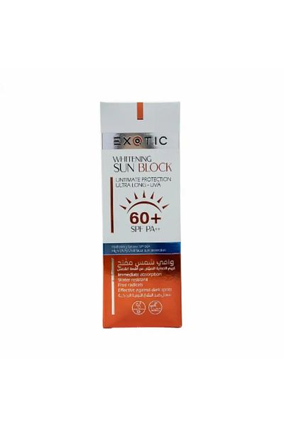 Exotic Sun Protection Cream +60 and Skin Whitening 100ml