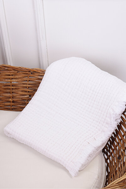 Jusso Muslin Tasseled 4 Layer Blanket