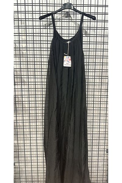 MADE İN ITALY Italian Silk Dress with Inner Lining and Straps
