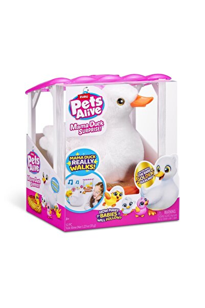 Pets Alive - Jucarie de plus interactiva, Mama Rata si bobocii sai