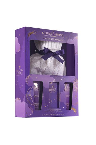 The Luxury Bathing Company Cosy Up Gift Set, Lavender, The Luxury Bathing Company, 4 items