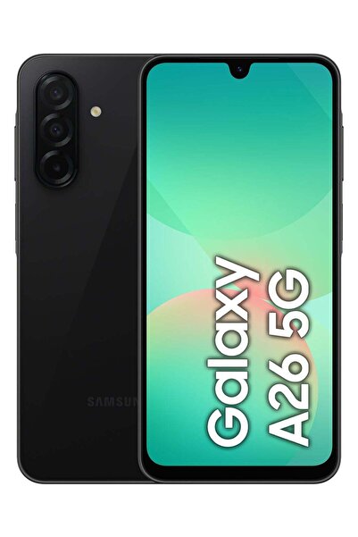 Samsung جالكسي A26 5G ثنائي الشريحة لون أسود 8 جيجابايت رام 256 جيجابايت - إص...