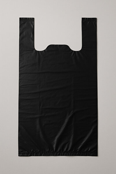 Özkan Ambalaj Temizlik 1 Kilogram 40x70 Cm Siyah Ekstra Kalın Kulplu Battal Boy Çöp Poşeti