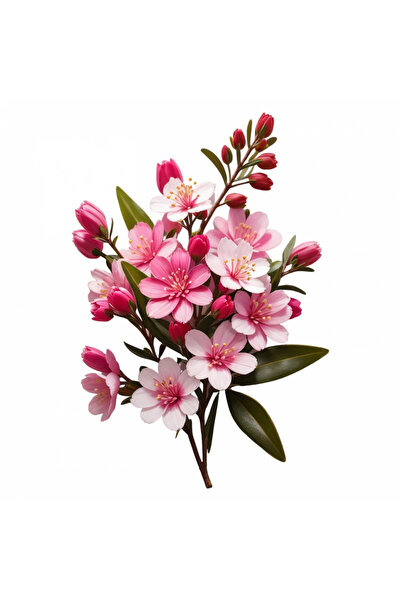 INOVATIX Set of 8, Wax Flower Sticker, INOVATIX®. 6 cm