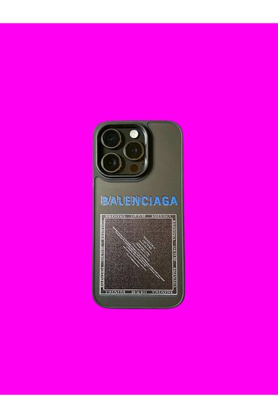 Balenciaga Husă de telefon compatibilă cu iPhone 15 Balenciaga