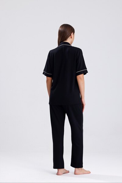 Espuar 770 Women's Short Sleeve Front Button Pajama Set