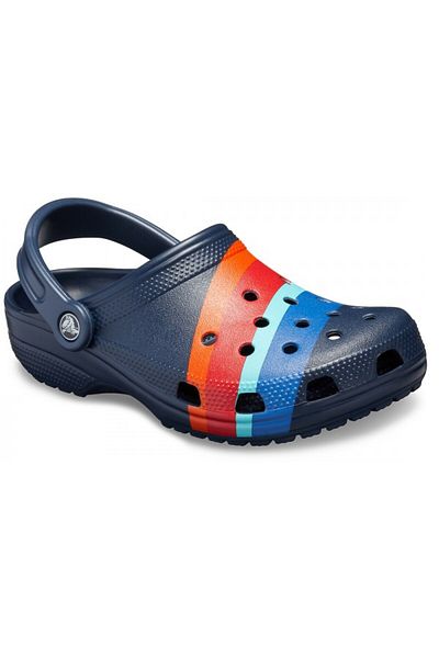 Crocs Classic Seasonal Graphic Clog 42-43 EU - M9/W11 US Blue - Navy/Multi