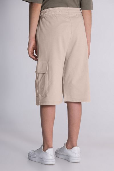 DMB BOYS & GIRLS Boy's Cargo Pocket Cotton Elastic Waist Combed Cotton Capri